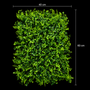 Panou de Gard Viu Artificial Cimișir, 40 x 60 cm, Verde