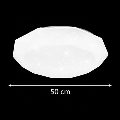 Plafoniera LED, 51W, Diametru 50cm, Lumina Calda/Rece/Neutra, Alb Plafoniere LED Default Title Alessandro Design