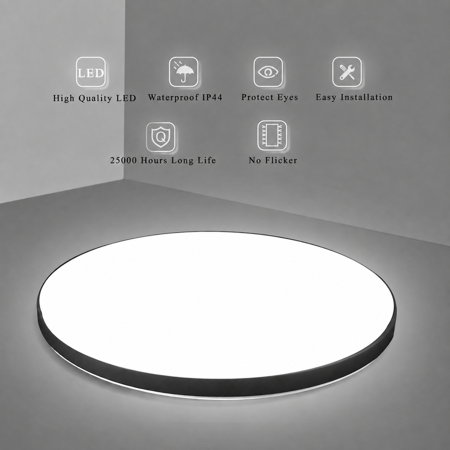 Plafoniera LED SOLIS 47cm 70W Lumina Rece Alb