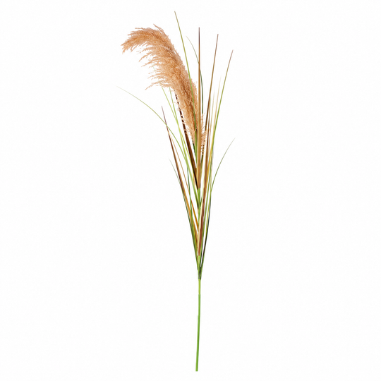 Planta Artificiala Iarba Ornamentala, 180 cm, Stuf si Iarba, Verde si Maro, Fara Ghiveci