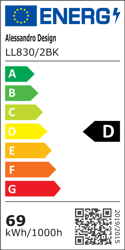 Proiector LED Reglabil FISSO Camilla 69W, lumina Rece/Calda/Neutra, Negru