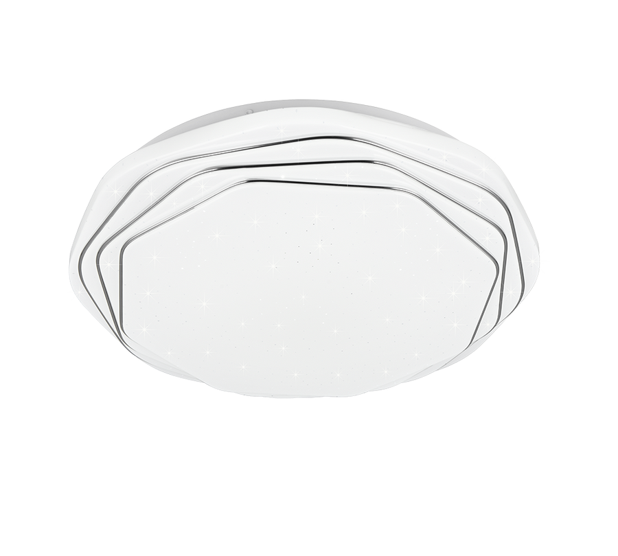 Plafonieră LED 23 cm, 22W, 3000K / 4000K / 6000K, Alb, Metal si Acril