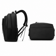 Rucsac Travel Business KANGIQLINIQ, 47x33x15 cm, Oxford, Negru si Alb