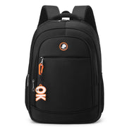 Rucsac Travel Business KANGIQLINIQ, 47x33x15 cm, Oxford, Negru si Portocaliu