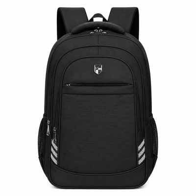 Rucsac Travel Business NAKHCHIVAN, 51x34x15 cm, Oxford, Negru si Alb