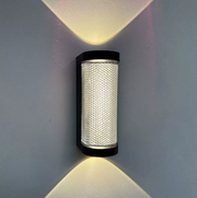 Aplica LED de Exterior AX155, 8W, Metal, Negru