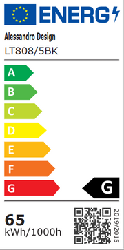 Lustra LED cu telecomanda ZOE 65W, 5 Patrate, lumina Rece/Calda/Neutra, Dimabila, Negru