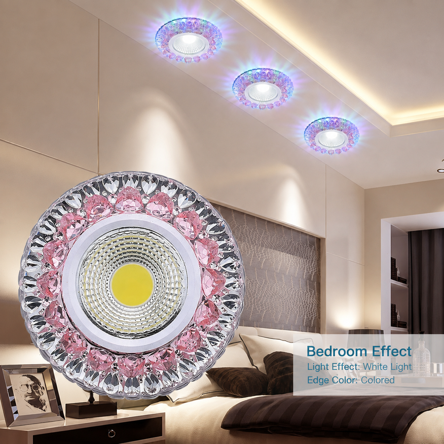 Spot LED, 4W, Lumina RGB + Rece
