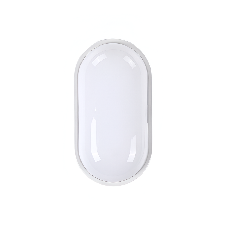 Aplica LED de Exterior AX320/218WH, 24W, Lumina Calda 3000K, IP65, Alb, Metal