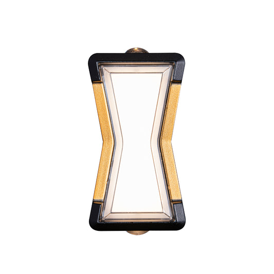 Aplica LED AX216 de Exterior si Interior, 2 Surse x 10W, Metalic, Negru, 3000K