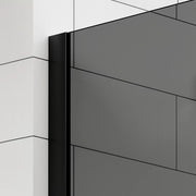 Paravan duș Walk-In 100x195 cm, sticlă securizată 8 mm, gri, profil metalic rezistent