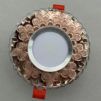 Spot LED ORBITA, 5W, Rotund, Lumina Rece/ Calda, Bronz Antichizat, Rasina si Sticla