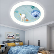 Lustra LED CONSTELATION cu telecomanda 64W, Diametru 50cm, lumina Rece/Calda/Neutra, Alb Albastru