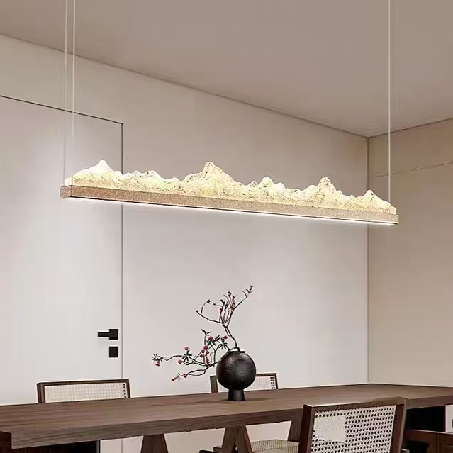 Lustra LED suspendata cu Telecomanda NIVALIS 27W, 120cm, lumina Rece/Calda/Neutra, Dimabila,Inaltime Reglabila, Auriu