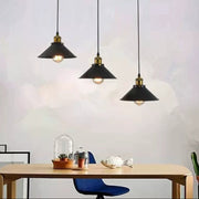 Lustra Suspendata, LV210/3L, 3*E27, Maro, Metal si Fir, Inaltime Reglabila