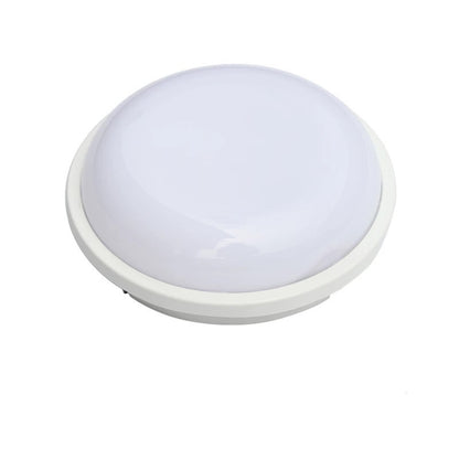Aplica LED de Exterior AX310/162WH, 12W, Lumina Rece 3000K, Diametru 16cm, IP65, Alb
