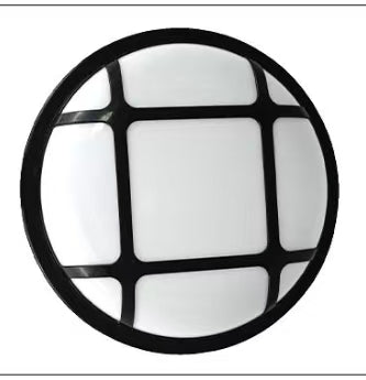 Aplica LED de Exterior AX311/162BK, Diametru 16cm, 12W, IP65, Lumina Calda