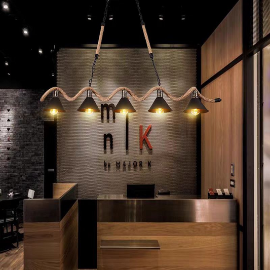 Lustra Franghie, 5*E27, Maro, Metal si Sfoara LV570/5BK