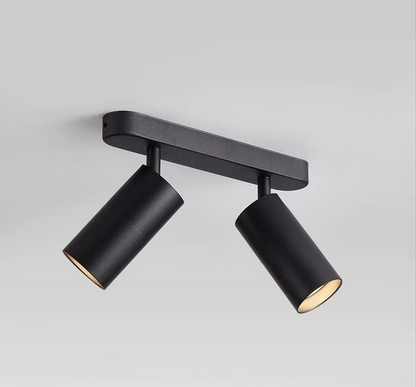 Lustra Joom cu Proiector Liniar 2XGU10 Negru