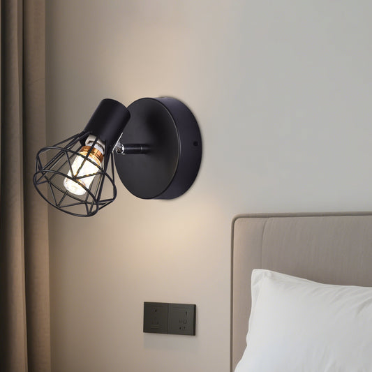 Lustra cu Abajur, GRACIE, LC365/1BK, Diamant, 1XE14, Negru