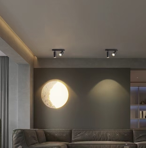 Lustra Joom cu Proiector Liniar 2XGU10 Negru