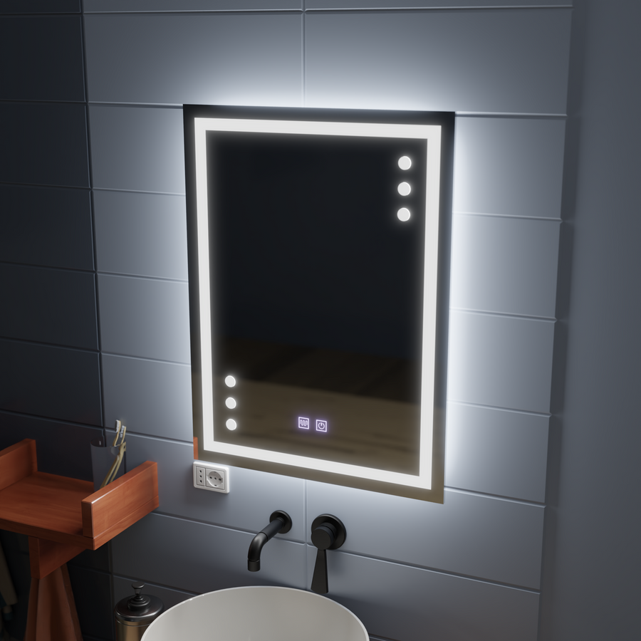 Oglinda LED Touch Infima Sistem Dezaburire 60X80cm