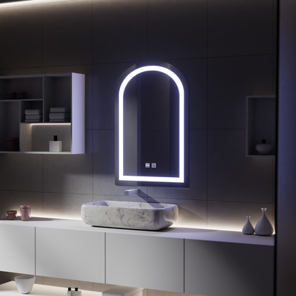 Oglinda LED Touch cu Functie Dezaburire, 80x50cm