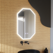Oglinda LED Poligon E43S/50X80, Lumina si Sistem Dezaburire, 50X80cm