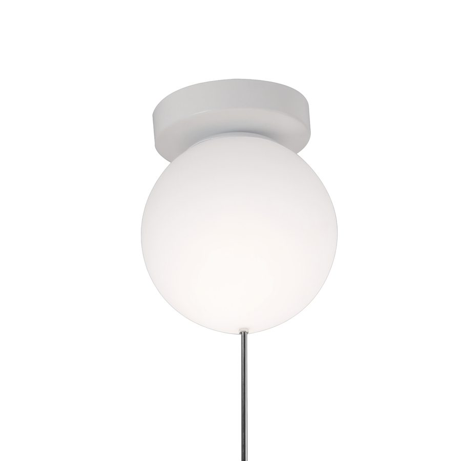 Lustra LED URSULETI Glob 20cm, Inaltime 52cm, 1xE27, Suspendata