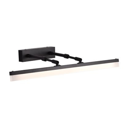 Aplica LED de Baie, MALAWI, 6W, liniara, lumina Neutra, Negru
