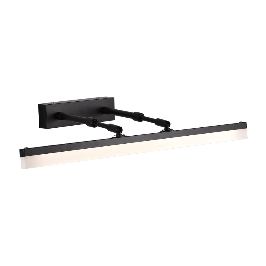 Aplica LED de Baie, MALAWI, 6W, liniara, lumina Neutra, Negru