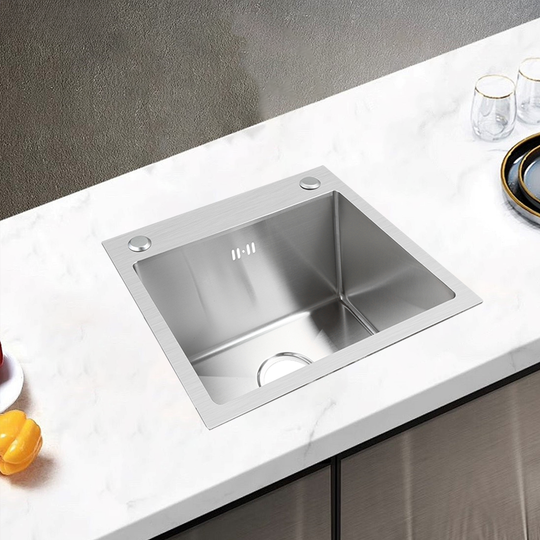 Chiuveta Bucatarie Inox 60x45x21 cm, Inox Periat Default Title Alessandro Design