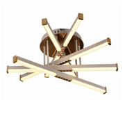 Lustra LED cu Telecomanda LT182/5WH, 69W, 5 Elemente, Lumina Rece/Clada/Neutra, Dimabila, Alb