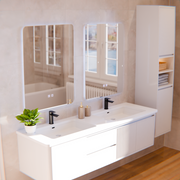 Oglinda LED Dreptunghiulara ARTEA Touch, 80X60cm, Sistem Dezaburire, Dimabila, 6000K