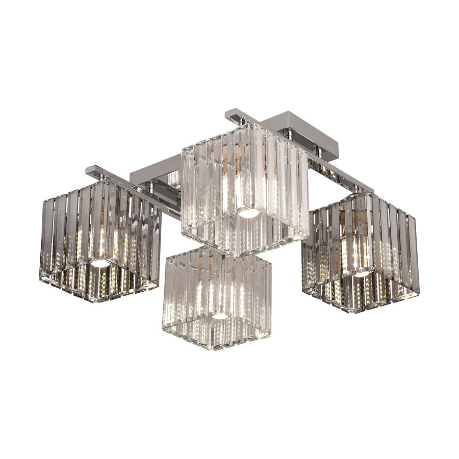 Lustra Georgiana, LC115/4, 4x E27, Crom, Metal