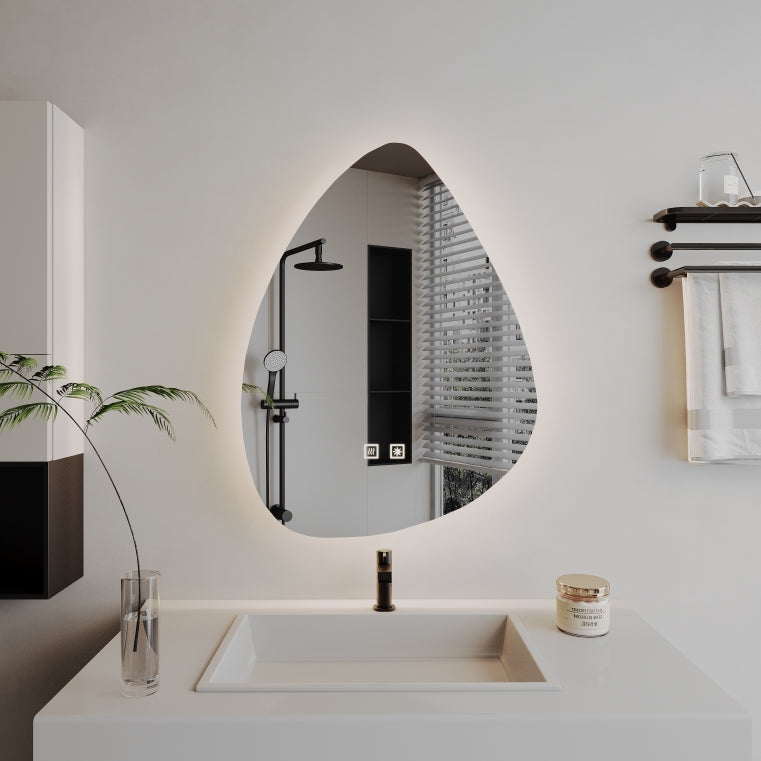 Oglinda LED Neregulata, Dezaburire, 40x60cm, Z001 Basic Touch