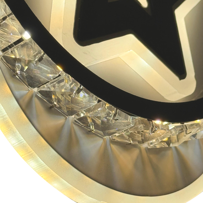 Aplica LED Hadley 24W Alb Negru