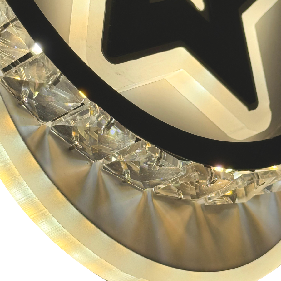 Aplica LED Hadley 24W Alb Negru