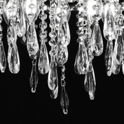 Candelabru Cristal CC9221/5CH, 5x E14, Diametru 48cm, Crom Lucios