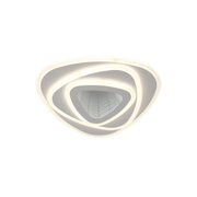 Lustra LED NEXA Triunghi 3D 36W, Alb, Lumina Rece/Calda/Neutra