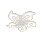 Lustra LED cu telecomanda GLORIOSA 95W, 5 Petale, lumina Rece/Calda/Neutra, Dimabila, Alb