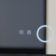 Oglinda LED Rectangulara, 50x70cm, Linea Touch, Sistem Dezaburire, Dimabila