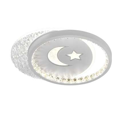 Lustra LED PERU 36W, 2 Cercuri, lumina Rece/Calda/Neutra, Negru