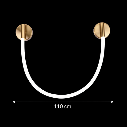 Aplica LED de Perete, 110cm, 3000K/4000K/6000K, Auriu