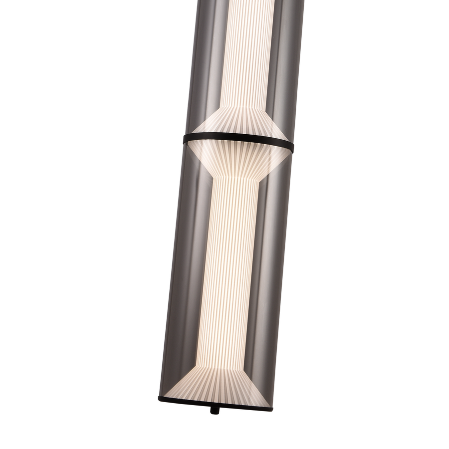 Lustra LED Suspendata cu Telecomanda 78W, LM511/3BK, Inaltime Reglabila, Lumina Calda/Rece/Neutra, Alb, Metal