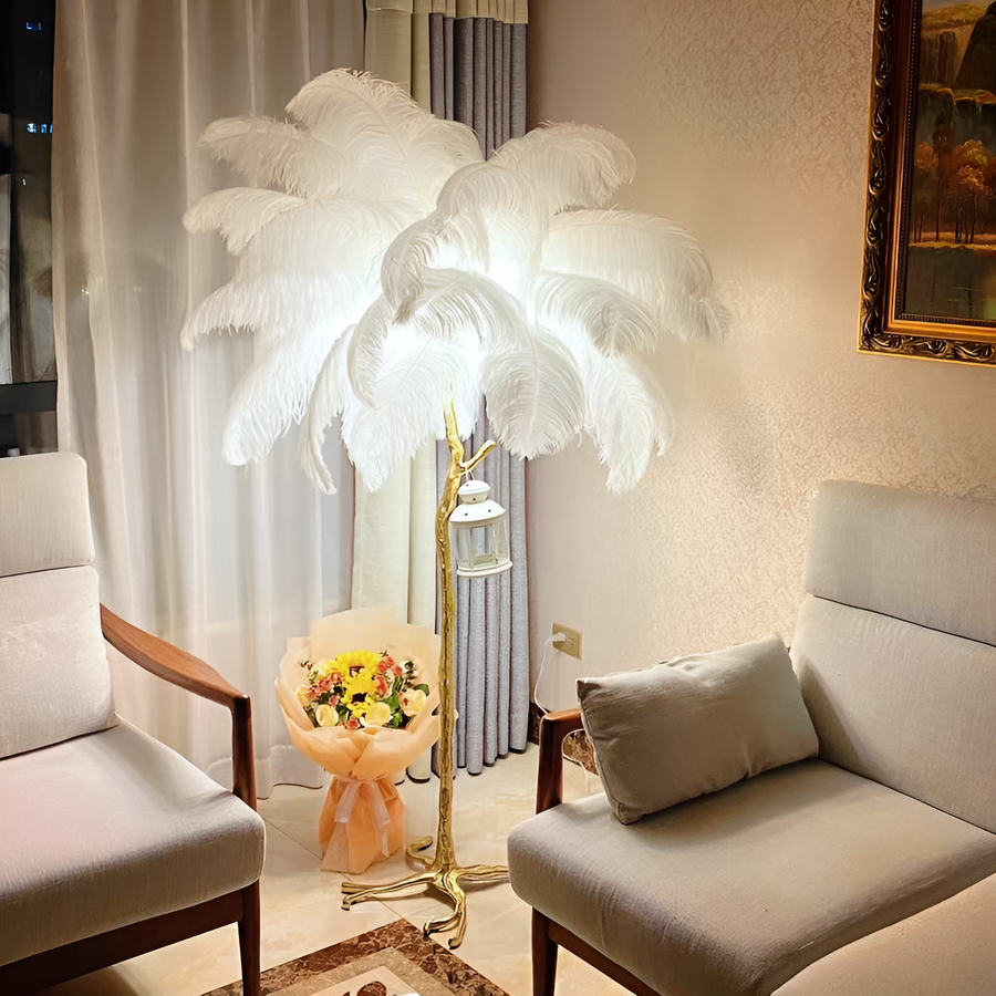 Lampadar Pene Politidis 1 X E27 170cm Alb