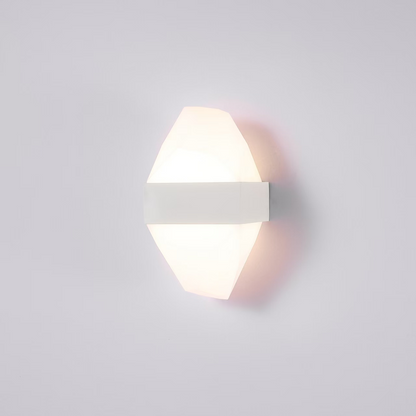 Aplica LED Exterior ICEBERG 10W Metal IP65 Alb