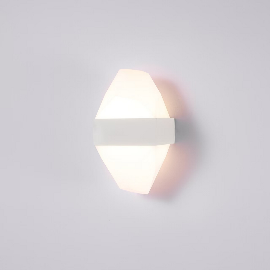 Aplica LED Exterior ICEBERG 10W Metal IP65 Alb