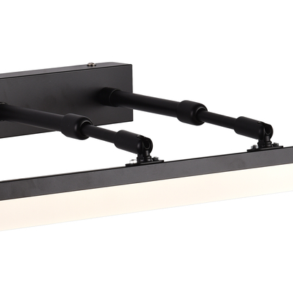 Aplica LED de Baie, MALAWI, 6W, liniara, lumina Neutra, Negru