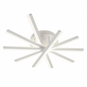 Lustra LED cu telecomanda ZOE, 67W, lumina Rece/Calda/Neutra, Dimabila, Alb